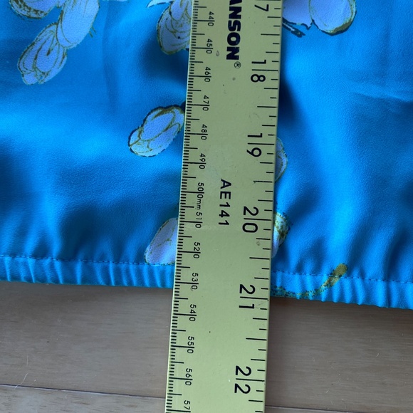 Loft Women Floral 3/4 Sleeve Blouse - Picture 10 of 11